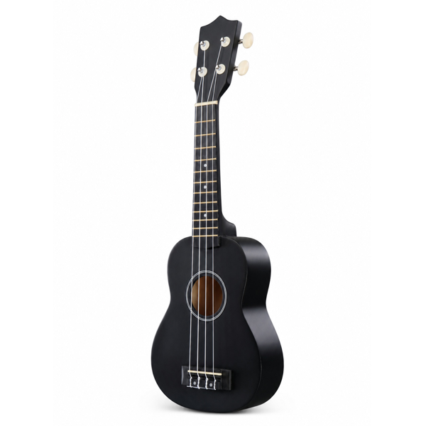 52f0b121-5fa4-4b6b-b7f7-53d8296b409a.png 21in Linden wood body rosewood fingerboard ukulele, cotton bag, capo, strap, picks*2, tuner Strings Dust cloth - Image 1