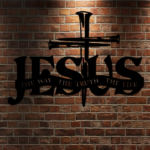 CIFbuy Aluminum Jesus Cross Scripture Wall Art Christian Home Decor Gift TikTok, temu pick-up service - Image 4