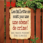 CIFbuy 1pc French Les Toilettes Ne Sont Pas Une" Scène De Crime Metal Wall Plaque, 2D Flat Unframed Bathroom Sign, 2D Flat Unframed Bathroom Sign, Weatherproof 7.87*11. Pas Une ScènikTok, Pas Une ScènikTok, t Self-pickup Logiopics - Image 6