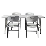 6' Folding Table Portable Plastic Indoor Outdoor Picnic Party Dining Camping Tables - Image 45