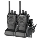 BF-88A 5W FRS Frequency Handheld Walkie Talkie Black (2pcs/Pair) - Image 5