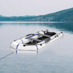 Camping Survivals 10ft PVC 330kg Water Adult Assault Boat Off-White - Image 28