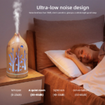 Aromatherapy Diffuser with 7 LED Colors, Auto Shut Off & 3 Essential Oils - Image 11