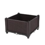 2Pcs Free Splicing Injection Planting Box Brown - Image 6