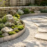 5-Pack Steel Landscape Edging (39" x 3"), Bendable Garden Border & Heavy Duty Lawn Edging for Flower Beds - Image 7