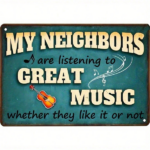 CIFbuy Vintage Funny Musical Quote Metal Sign 8x12 Inch" 2D Flat Unframed Iron Wall Decor, Wall Decor, Weatherproof Rustproof UV Resistant Durable 8x12 IikTok, 8x12 IikTok, t Self-pickup Logiopics - Image 6