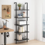 five-layer display stand without wheels with adjustable feet, free adjustment of layer spacing, iron 74*34*150cm, high gloss powder - Image 17