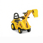 2 in 1 Kids Ride On Digger – Tractor Pulling Cart for Outdoor Yard Construction Play - Image 2