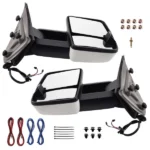 Power Tow Mirror fit for Chevy Silverado 2500/3500 2014-2019 Heated LED Signal LR - Image 6