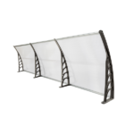 Same Code 51069445 HT-300 x 100 Household Application Door & Window Rain Cover Eaves Transparent Board & Gray Holder - Image 8