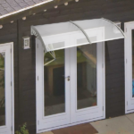 Same Code 52463595 HT-200 x 100 Household Application Door & Window Rain Cover Eaves Canopy Silver & Gray Bracket - Image 21