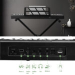Do Not Sell on Amazon GEP-204 61Key Folding Piano Semi-Weighted Standard Keyboards Digital Piano with Bluetooth, Handbag for Piano Lover Black color - Image 7