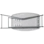 Series Adjustable Height Plastic Folding Table 30 x 20 - Image 3