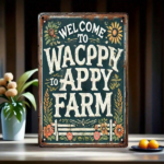 CIFbuy WACPPYAPPY Vintage Rustic Metal Sign Welcome To Farm, 8x12 Inch Decorative Iron Wall Plaque, Farmhouse Home Garden Indoor Outdoo TikTok, TikTok, Self-pickup Logiopics - Image 5