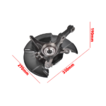 L Wheel Hub Bearing + Steering Knuckle Assembly Fit for Honda Civic MUGEN Si 2006-11 - Image 7