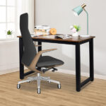 [Old code:20660718]110cm Decent High Strength Wooden Computer Desk Oak - Image 21