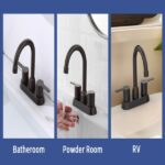 2 Handles Bathroom Sink Faucet, Oil Rubbed Bronze Centerset RV Bathroom Faucets for 2/3 Hole[Unable ship on weekends, TK/TEMU only for pickup, only TX10643 warehouse supports GOFO] - Image 11