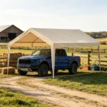 10 x 20 ft Carport Replacement Canopy Cover, Heavy-Duty Waterproof Garage Top Tarp with Ball Bungees (Only Top Cover, Frame Not Include) - Image 5
