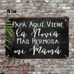 CIFbuy Spanish Love Phrases Metal Wall Sign, Text Tin Art, 8x12 Inch Retro Iron Decor For Home Man Cave, For Home Man Cave, Wedding Valen WikTok, WikTok, Iron Decor For Home Man Cave Self-ntckup Logioplennch Retro - Image 7