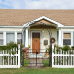 134.5*58.5*213cm Arc Roof Double Layer With Door Wrought Iron Iron Arch Courtyard Black - Image 14