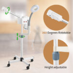 2 in 1 Facial Steamer with 3X Magnifying Lamp, Esthetician Steamer Professional Aromatherapy Humidifier Face Spa Mist Steam for Home Beauty Salon, Personal Skin Care Deep Cleaning - Image 5