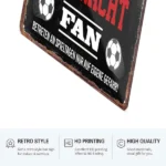 CIFbuy Vintage Eintracht Fan Metal Tin Sign German Quote Football Wall Decor (TikTok, temu pick-up service) - Image 2