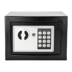 Mini Wall-in Style Electronic Code Metal Steel Box Safe Case 17EF Black - Image 59