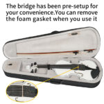 Do Not Sell on AmazonFull Size 4/4 Violin Set for Adults Beginners Students with Hard Case,Violin Bow,Shoulder Rest,Rosin,Extra Strings and Sordine - Image 3