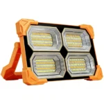 Portable LED Work Solar Light with Stepless Brightness Job Site Battery Rechargeable LED Floor Light for Emergency Worklight for Hurricane - Image 7