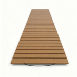 8 FT HDPE Folding Garden Walkway, Weather Resistant Outdoor Decorative Pathway with Metal Wire Connection, Portable Roll‑Up Boardwalk for Garden Beach Wedding - Image 4