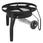 Ey31-54 Outdoor Furnace Round Furnace 20W BTU Head Diameter 26cm With 1.2m Leather Tube With 0-20psig High Pressure Valve - Image 3
