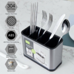 Kitchen Cutlery Organizer Box Storage Rack Spoon Holder Fork Chopsticks Drainer Storage box(US Logistics only For USPS.TK/TMEU only For self-pickup) - Image 7