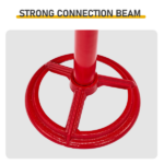 2200 lb support spring assembly/disassembly machine, red, workshop equipment and applications - Image 2