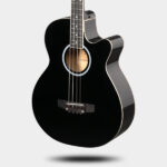 [Do Not Sell on Amazon] GMB101 4 string Electric Acoustic Bass Guitar w/ 4-Band Equalizer EQ-7545R Black - Image 8