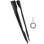 Black Side Panel fit for Dodge Charger SRT GT Scat Pack 2015-2022 2023 ABS Extension - Image 6