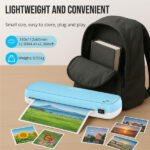 Laminator Machine with 10 Sheets - Fast Warm-Up for A4/A5/A6 Documents & Photos - Office, School, Home Use - Teacher Supplies & Organization Essentials (Color Preservation Technology) - Image 4