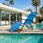 Same Code 75407956 Folding Chaise Lounge Chair for Outdoor, 2-in-1 Portable Tanning Chair with Pillow, Adjustable Recliner Chair for Beach Camping Pool, Blue - Image 33