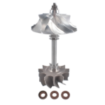 Turbo Rotor Assembly Fit for 2019 Cummins X15 Turbocharger 5459710RX 5459710 Turbo Model: HE400VG 7 Blade Had balanced