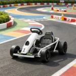 Gray 12V Electric Ride on Car – Kids Ride-on Toy - Image 11