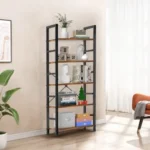41.3 Inch Rattan Coffee Table with Sliding Storage Door, Rectangle Wooden Accent Center Sofa Table with Solid Wood Legs,Suitable for Living Room,Walnut (Shipment from Walmart) - Image 17