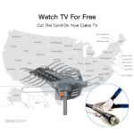 TA-102Y 360-Degree Rotation UV Dual Bands 28-36dB Outdoor Antenna Dovetail Guide without Stand - Image 14