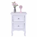 Oid Code 48714449/34800355 2pcs Country Style Two-Tier Night Tables Large Size White - Image 15