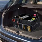 13 Gallon Car Trunk Organizer - 3 Compartments+6 Pockets, 600D Oxford Fabric, Non-Slip Base, Black - Image 8