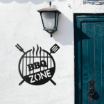 BBQ ZONE Metal Wall Art Sign, Black Grill Themed Iron Decorative Plaque for Backyard Patio Outdoor Barbecue Area, Home Kitchen Wall Hanging Decor , CIFbuy (TikTok/temu self-pickup orders) - Image 14