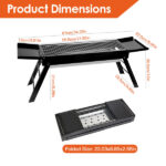 Portable BBQ Griddle, Foldable Kabob Barbecue for Outdoor Hibachi BBQ Lamb Skewer Camping Barbecue Grill in Garden Backyard Party Picnic Travel No shipments on weekends - Image 10