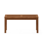 Tioman Malaysian Dark Red Meranti Wood Water-Resistant Outdoor Benches Brown - Image 2