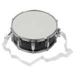 14 x 5.5in Snare Drum Set with Drumstick Holder, Snare Drum Bag, Strap, Mute Pad & Drum Stick for Beginner Student Black - Image 8