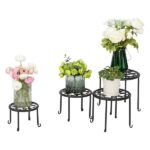 4 Round Ironwork Plant Racks With 4-1 Black Paint Prints - Image 8