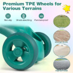 Toddler Tricycle for 3-5 Years - Stable Triangular Structure, Front & Rear Storage Baskets - Image 7