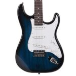 Rosewood Fingerboard Electric Guitar Blue - Image 5